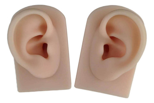 2x Modelo De Oreja De Silicona De Simulación Modelo De