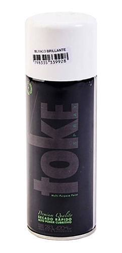 Aerosol Pintura Multiuso Toke Blanco Brillante 420 Ml Sibaco