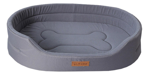 Fs Cama Ovalada Para Cachorros, Cama Lavable Para Gris L