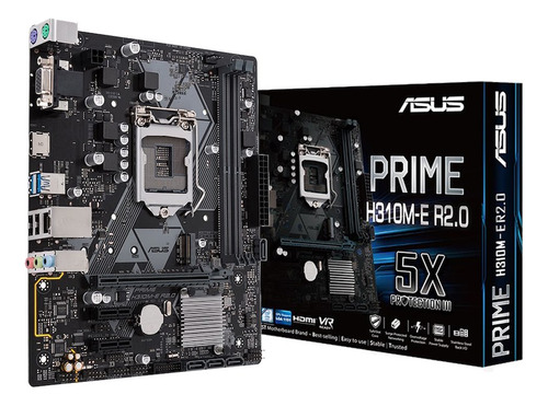 Motherboard Asus Prime H310m-e R2.0 Ddr4 2666mhz Sata 6gbps