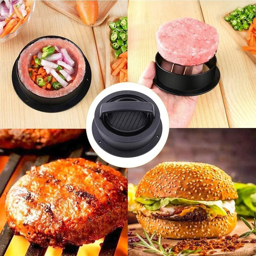¡ Molde Para Hamburguesa De 3 Funciones, Grande, Mini, Con