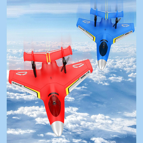 Hobby Rc Avión, Avión Rc De Espuma Con Luces Led, Rojo