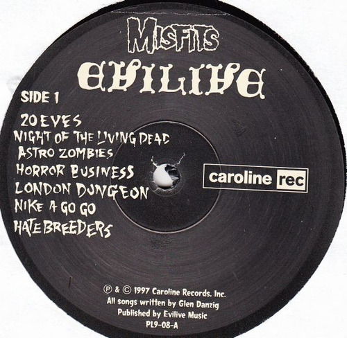 Imagen 3 de 5 de The Misfits Evilive Vinilo Rock Activity