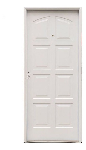 Puerta 80x200 Cm. Chapa Inyectada Ciega Izquierda 8 Tableros