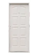 Comprar Puerta 80x200 Cm. Chapa Inyectada Ciega Izquierda 8 Tableros