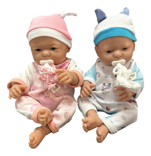 Mellizos Muñecos Reales Mini