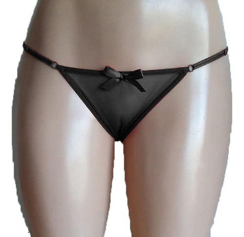 Tanga Colaless De Tul 4bidden Mía Negro - Fun*