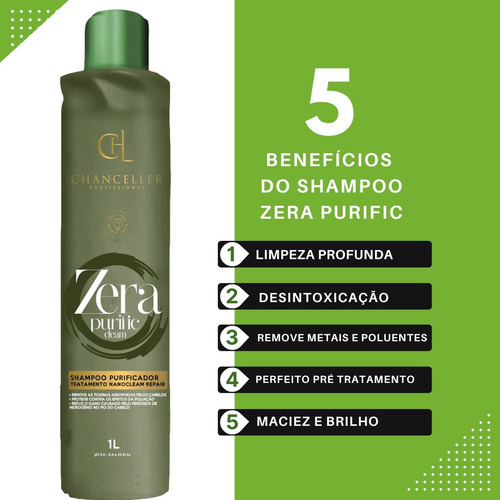 Shampoo Profissional Detox Capilar 1000 Ml Brasilian Amazon