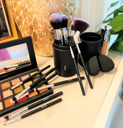 Spati Juego De Brochas De Maquillaje Profesional, 12 Brochas