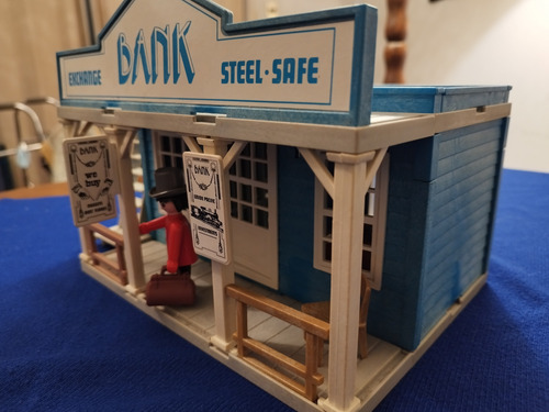 Banco Playmobil Antiguo Azul (Usado)