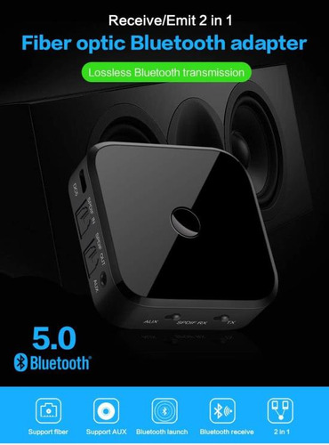 Transmisor Y Receptor Bluetooth 5.0, Toslink Óptico Digital