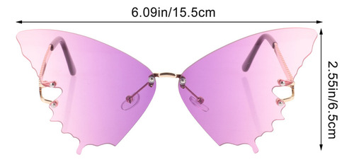Q Aa Gafas De Sol Sin Marco Con Diamantes De Imitación, 2