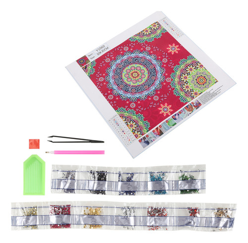 Kits De Dibujo Hechos A Mano Con Forma De Flor De Mandala Y