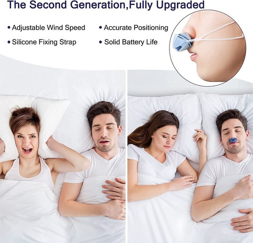 Purificador De Aire + Antironquido Nasal Clip Para Dormir