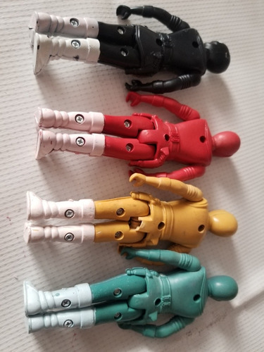 4 Power Rangers Bootlegs Vintage Articulados 13 Cm Coleccio (Usado)