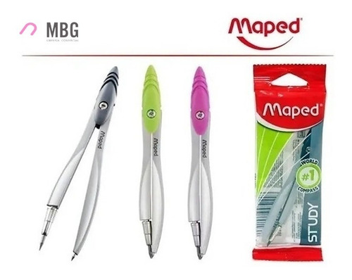 Imagen 2 de 4 de Compas Maped Study Mina 2mm