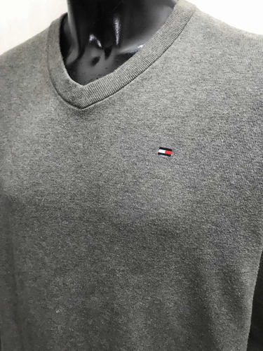 Sweater Tommy Hilfiger Cuello V Talle Medium