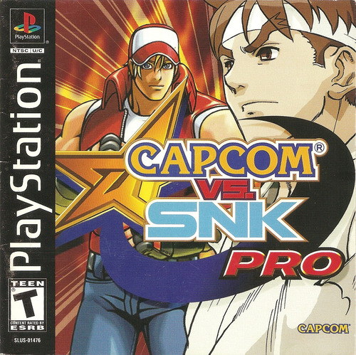 Capcom Vs Snk & Capcom Vs Marvel Ps1 Físico 2 Cds En Sobre