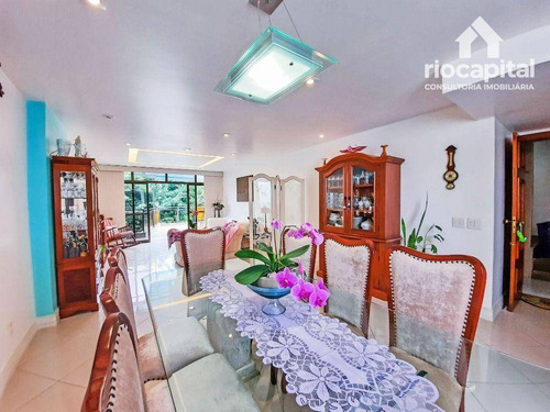 Imagem 2 de 30 de Cobertura Com 5 Quartos À Venda, 400 M² Por R$ 3.450.000 - Barra Da Tijuca - Rio De Janeiro/rj - Co0227