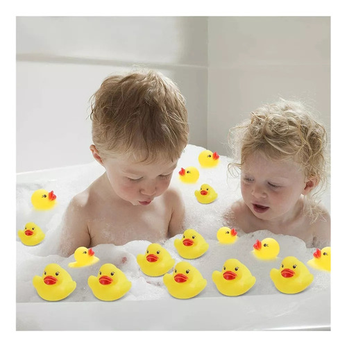 Nuevo B 100 Uds. Patitos De Baño Lindos Mini Pato De Goma/