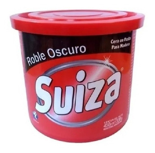 Cera Suiza Pasta Roble Oscuro 450 Grs