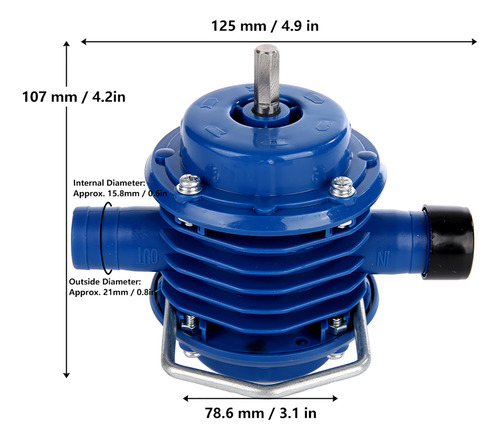 Bomba De Água De Perfuração Manual Mini Self Priming Enginee
