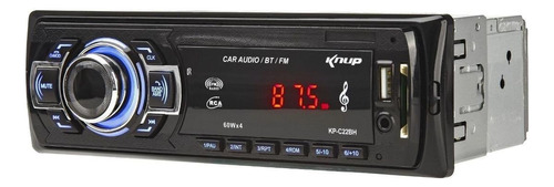 Som automotivo Knup KP-C22BH com USB, bluetooth e leitor de cartão SD