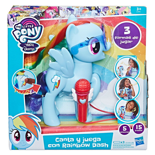 Canta Y Juega Con Figura Rainbow Dash My Little Pony Hasbro