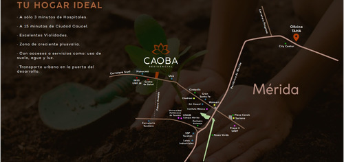 Imagen 2 de 7 de Venta De Lotes Residenciales Caoba, Hunucma