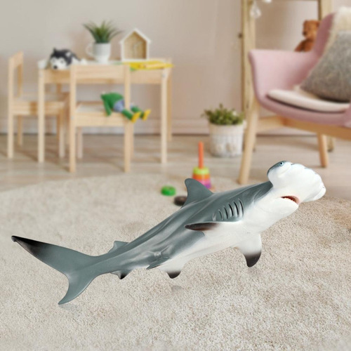 ! Figura De Acción De Modelo De Estatuilla Tiburon Martillo