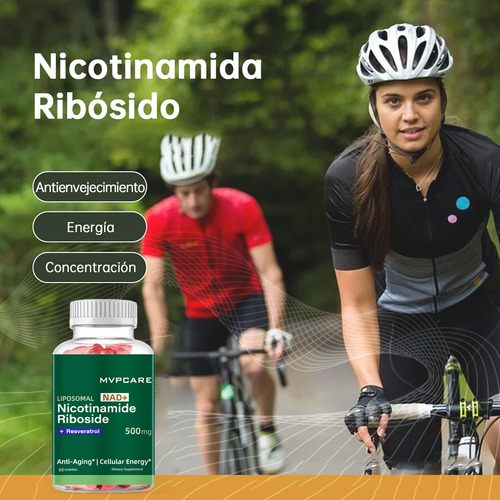 Nad+ | Nr Nicotinamida Ribosa -resveratrol Con Semilla De Uva | - 60 Osito De Gominola