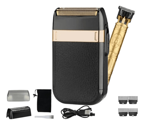 Kit Maquina De Corte Buda E Barbeador Eletrico Finalizador