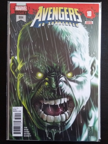 Avengers #682 1a Impresión Inglés 1a Aparición Immortal Hulk