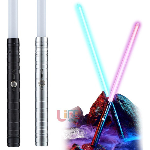 Metal Star Wars Sable Laser Luz Y Sonido Ray