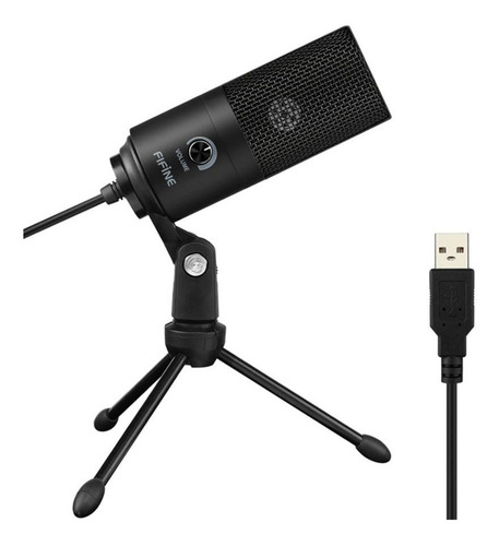 Micrófono Fifine Streaming K669b Condensador Usb