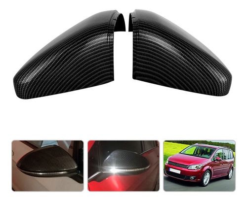 Espejo Retrovisor C De Fibra De Carbono Mk7 Mk7gti Mk7.5 Tou