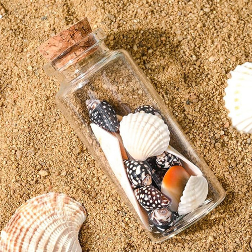 Botellas Pequeñas De Vidrio, Tarros Y Corchos Para Regalos D
