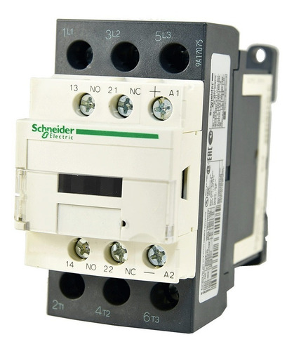 Contactor Tripolar 12a Schneider 1na 1nc 220vca Lc1d12