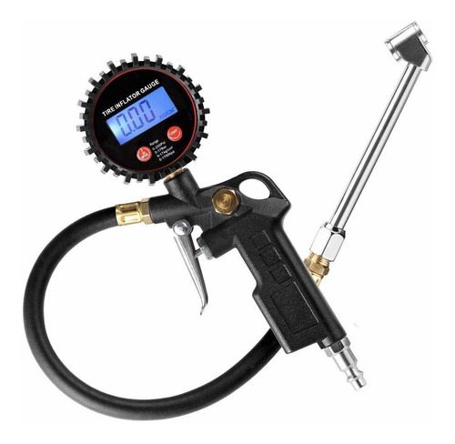 Inflador De Neumaticos Digital C/ Manómetro Czc Auto 250 Psi