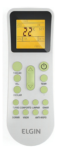 Aire acondicionado Hw Elgin Eco Inverter Ii Wifi de 12000 Btu, Qf, 220 V