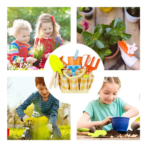 Juego De Herramientas De Jardinería Para Niños, Todo En Uno