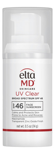 Protector Solar Eltamd Uv Clear Face Spf 46, 15 Ml, Sin Acei