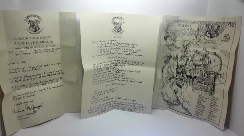 Imagen 4 de 8 de Carta Personalizada Aceptación Harry Potter Sellada En Cera
