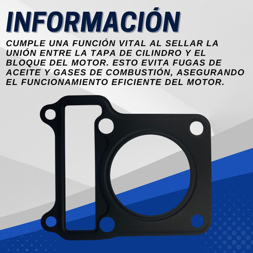 Junta tapa cilindro xtz125/ybr125 yamaha Tuamoto