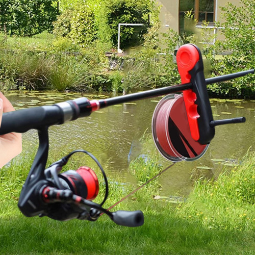 Carrete De Pesca Enrollador Multiusos Práctico Duradero A