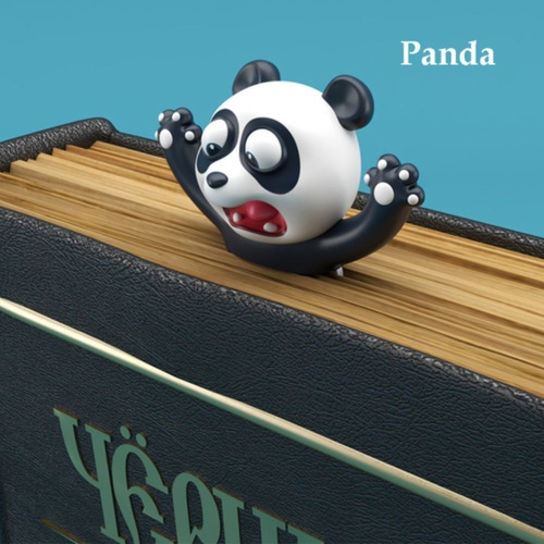 Marcador De Página De Livro Desenho Animado Animais 3d Cor Panda