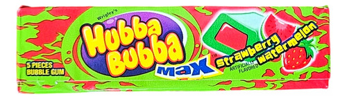 Chiclete Hubba Bubba Max Morango E Melancia 40g