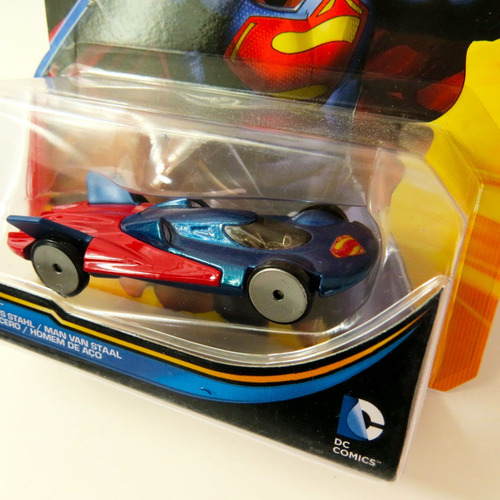 Hot Wheels Superman Man Of Steel Personajes Dc 1:64 - A2 Azul