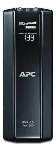  APC Back-UPS Pro 1500 BR1500G-AR 1500VA entrada y salida de 230V negro