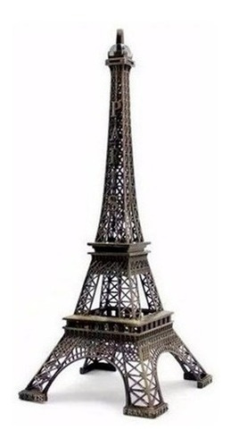 Torre Eiffel Paris Metal Decoração Presente 18cm Miniatura